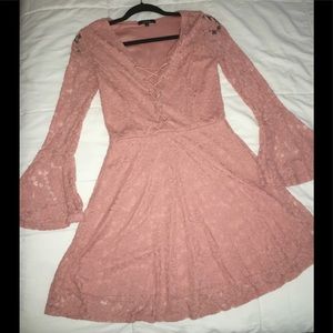 Dusty pink dress